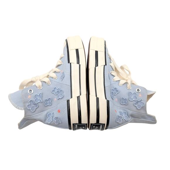 Converse Chuck 70 Plus 3D Flowers Unisex High Top Shoes Blue Size USW5/M3 EU35 - Picture 9 of 11